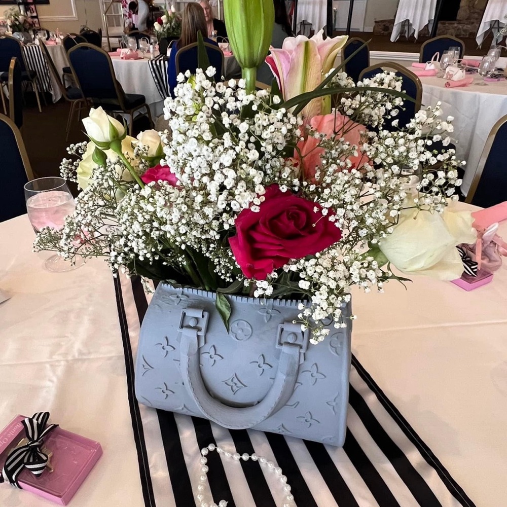 Large LV flower vase or pot